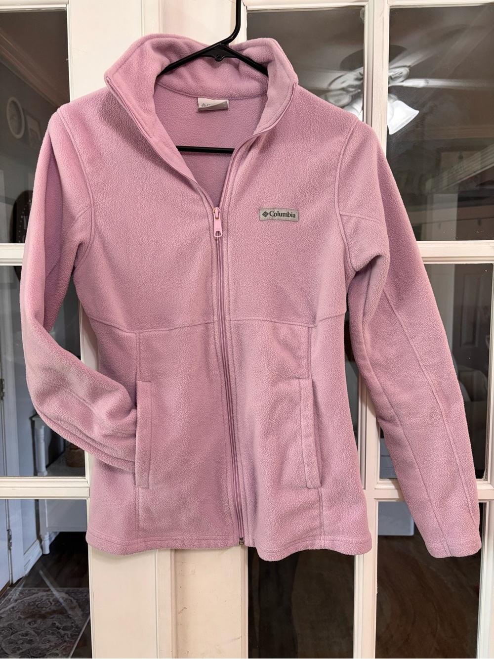 Columbia Light Lilac Fleece Full-Zip Jacket